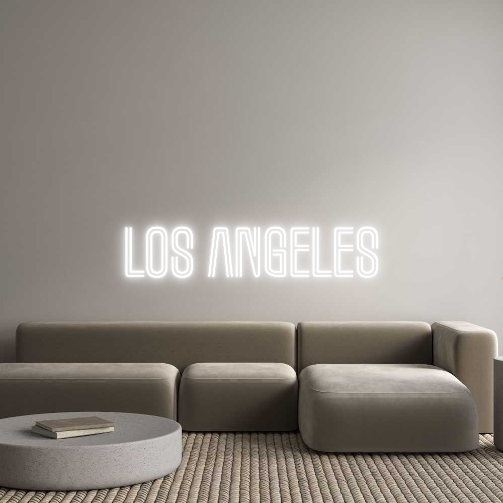 Custom Neon Text - Los Angeles