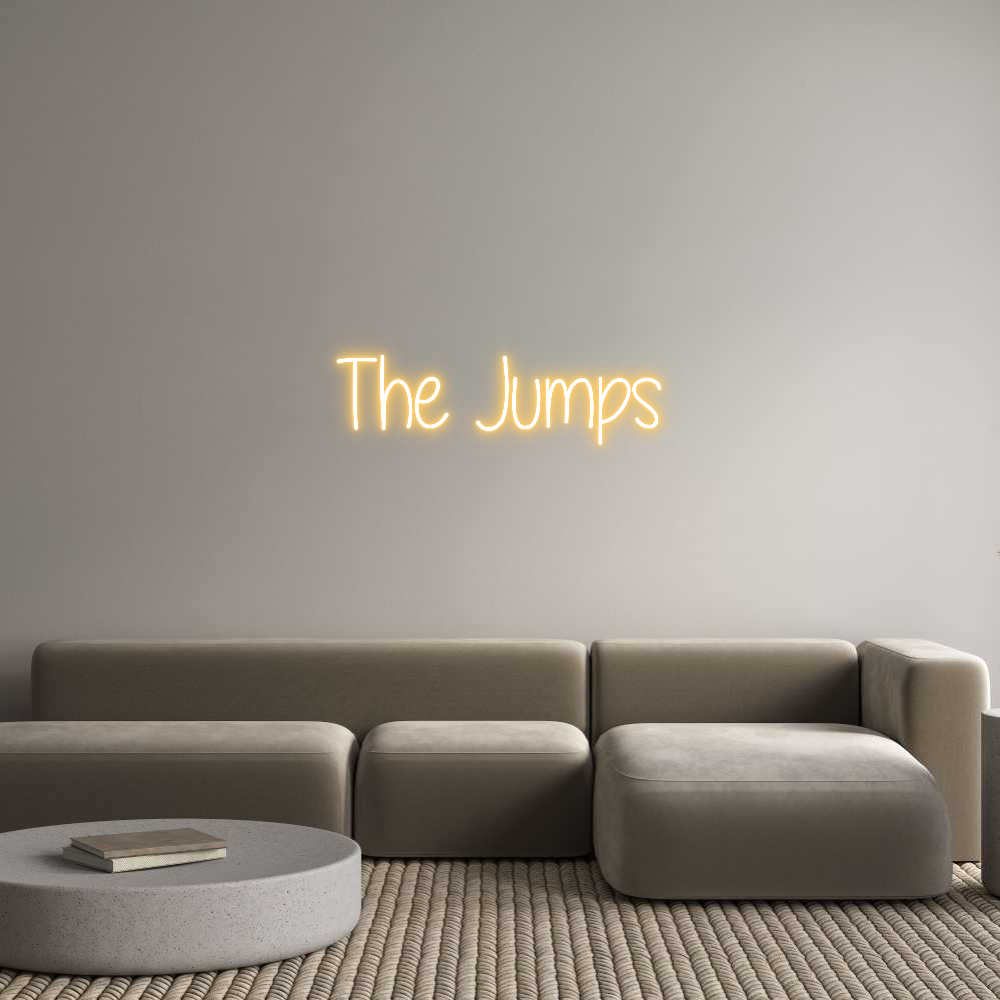 Custom Neon Text - The Jumps