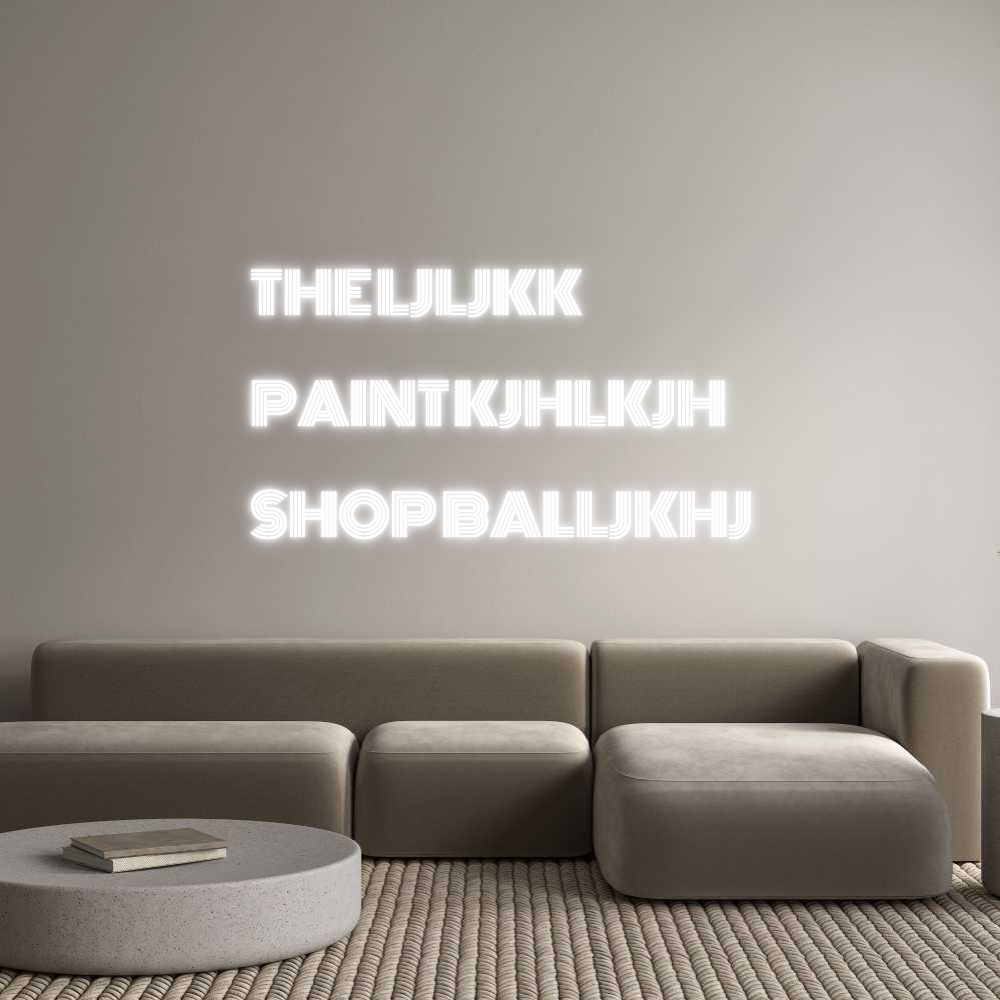 Custom Neon Text - THE LJLJKK
...