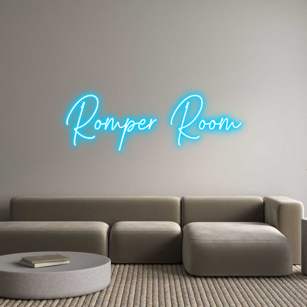 Custom Neon Text - Romper Room
