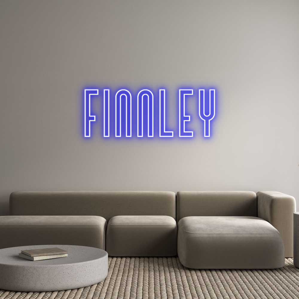 Custom Neon Text - Finnley
