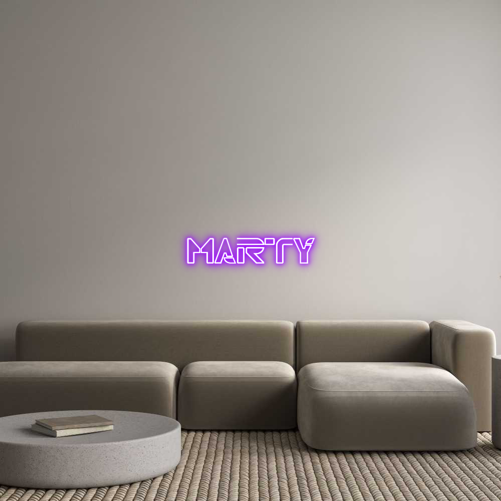 Custom Neon Text - Marty