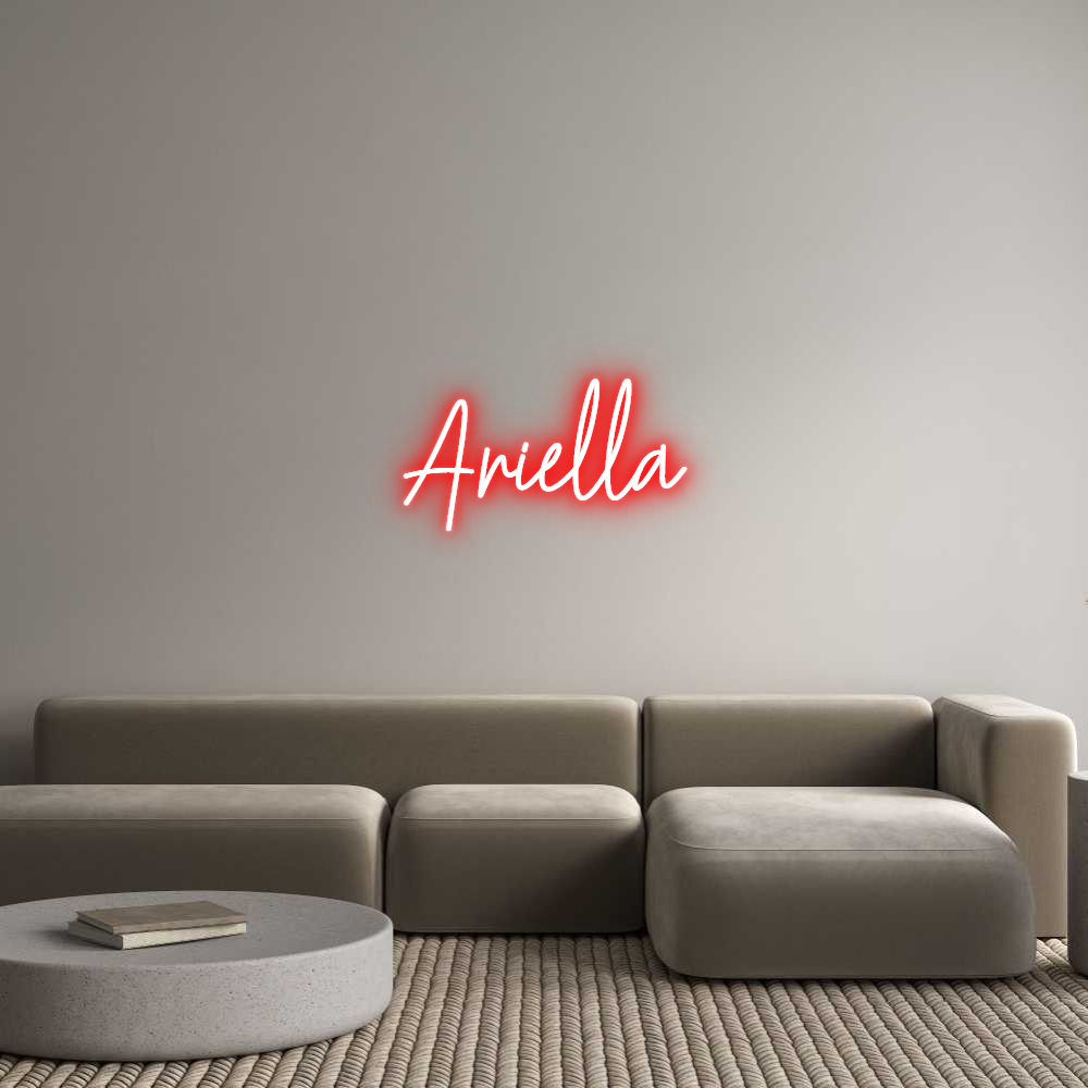 Custom Neon Text - Ariella