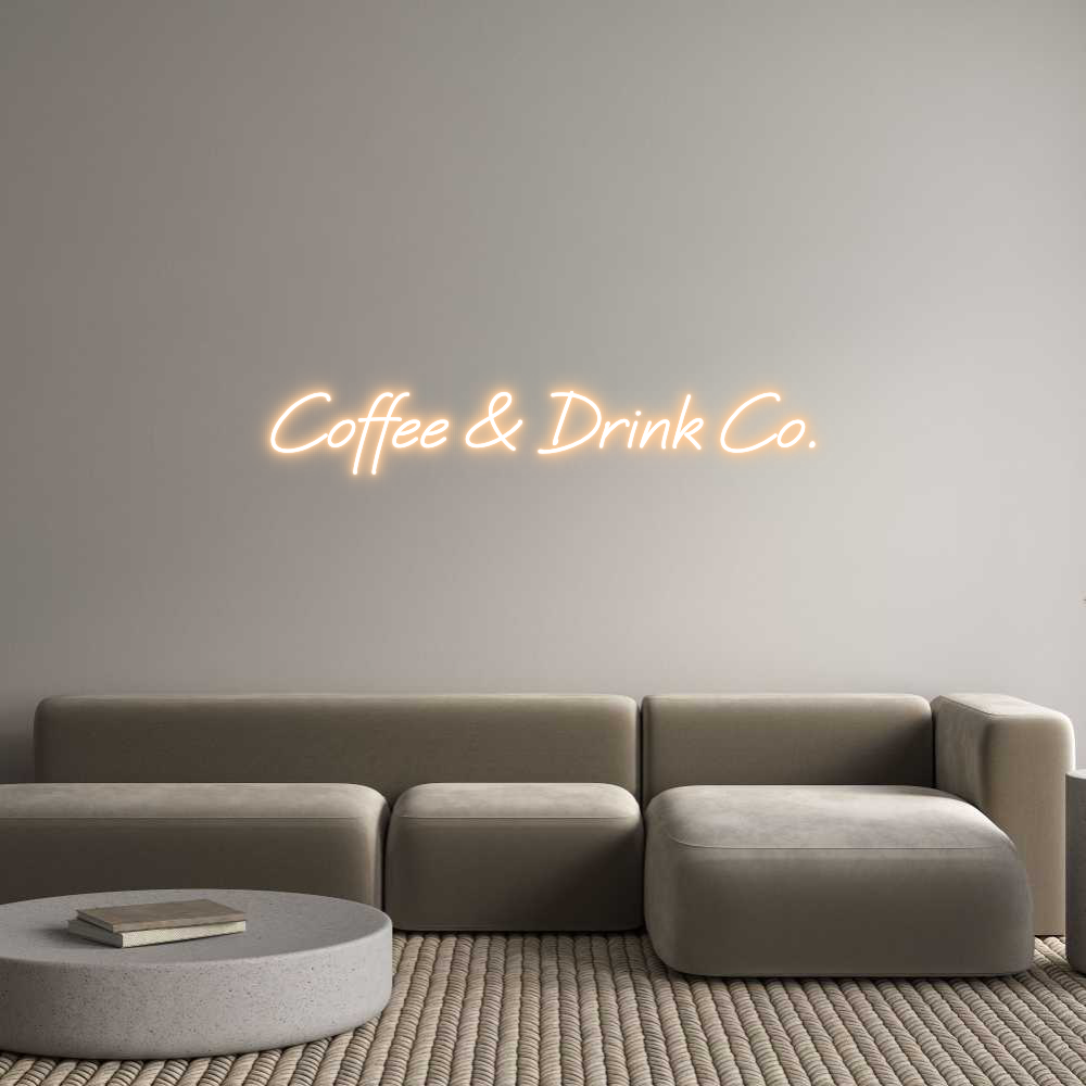 Custom Neon Text - Coffee & Drin...