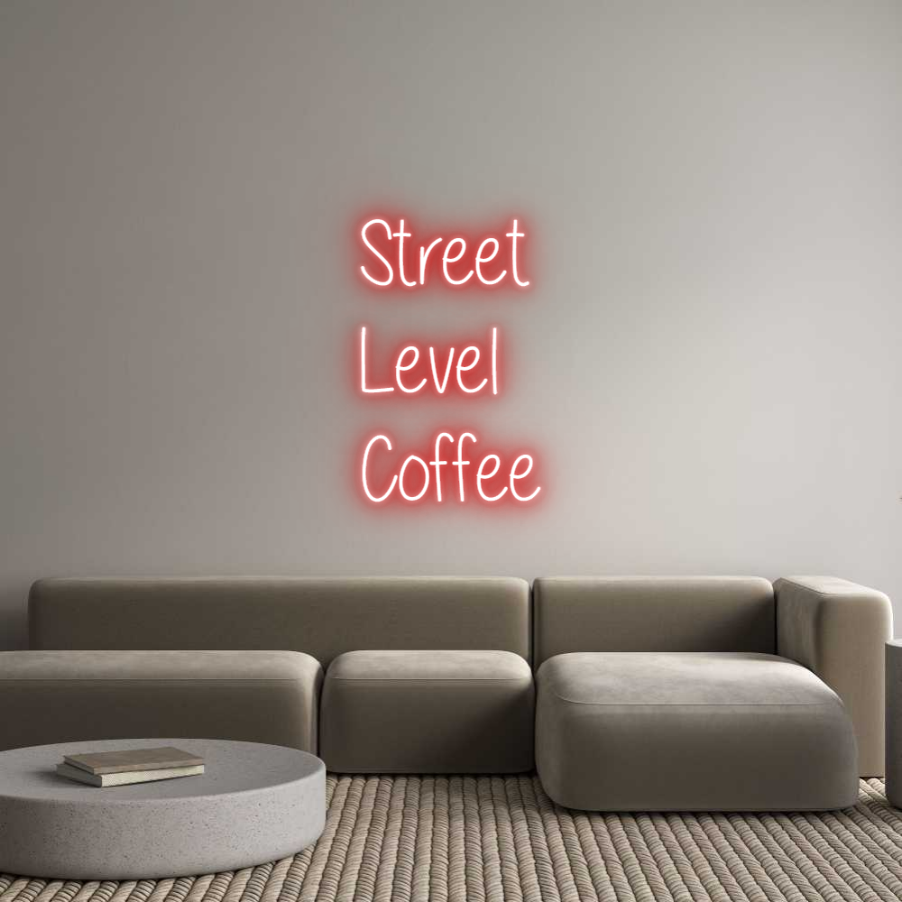 Custom Neon Text - Street
Level...