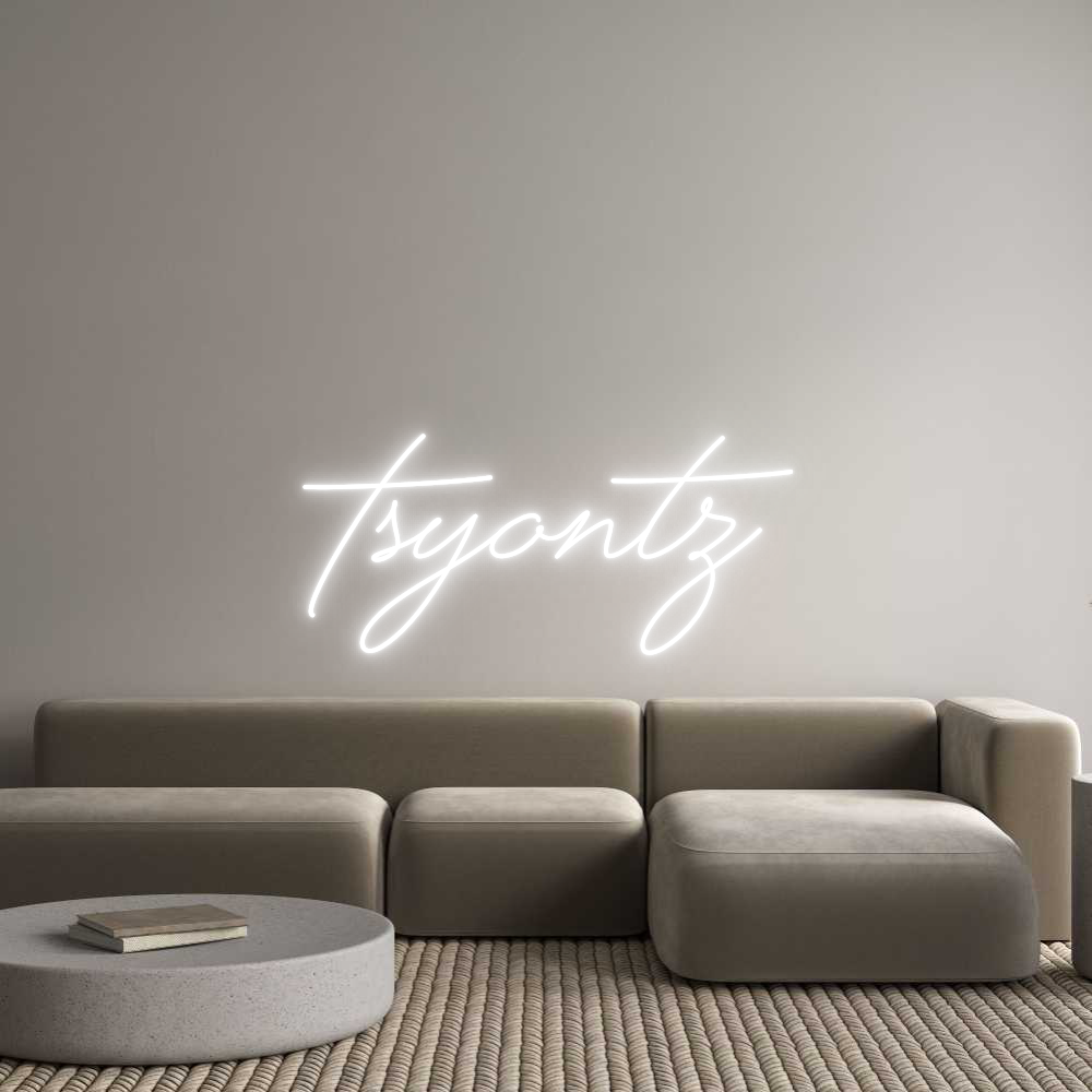 Custom Neon Text - Tsyontz