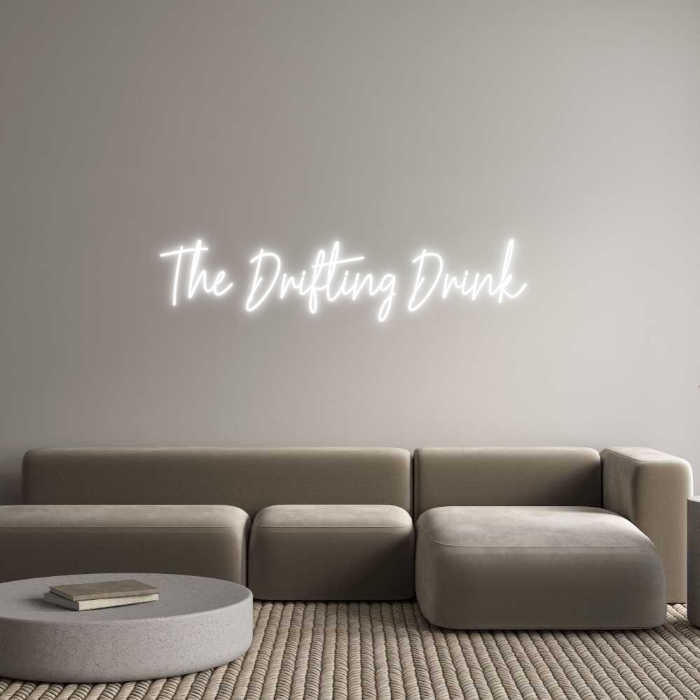 Custom Neon Text - The Drifting ...