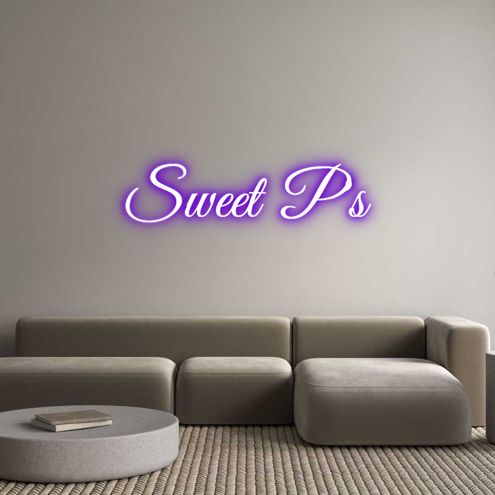 Custom Neon Text - Sweet P's