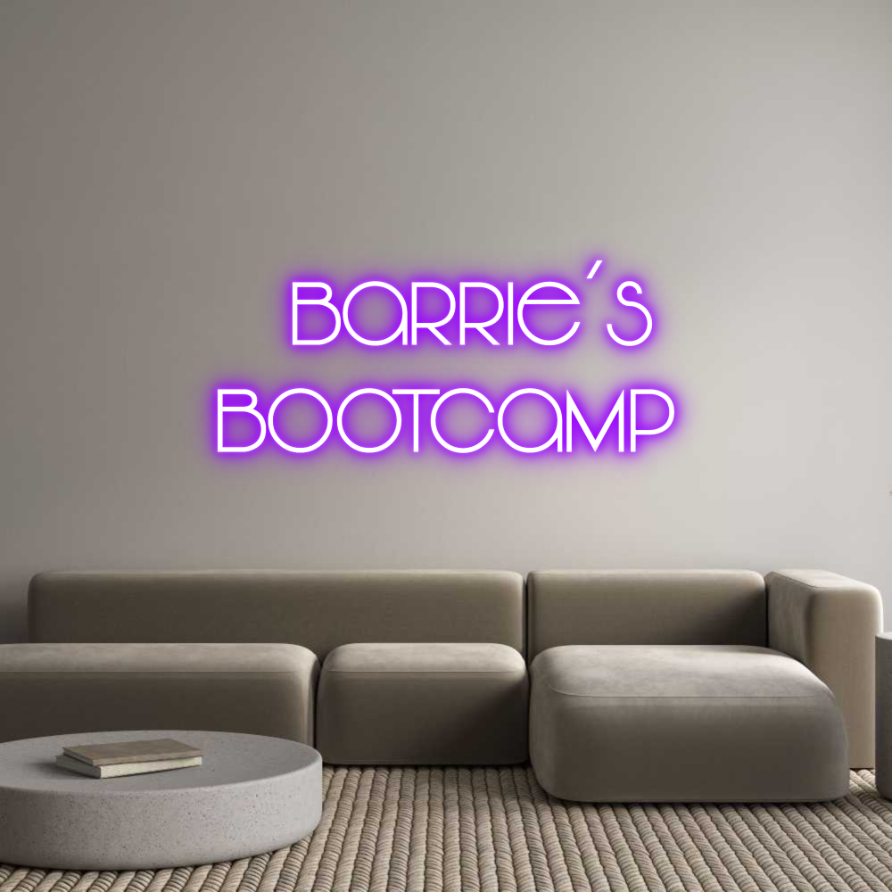 Custom Neon Text - Barrie's
Bo...
