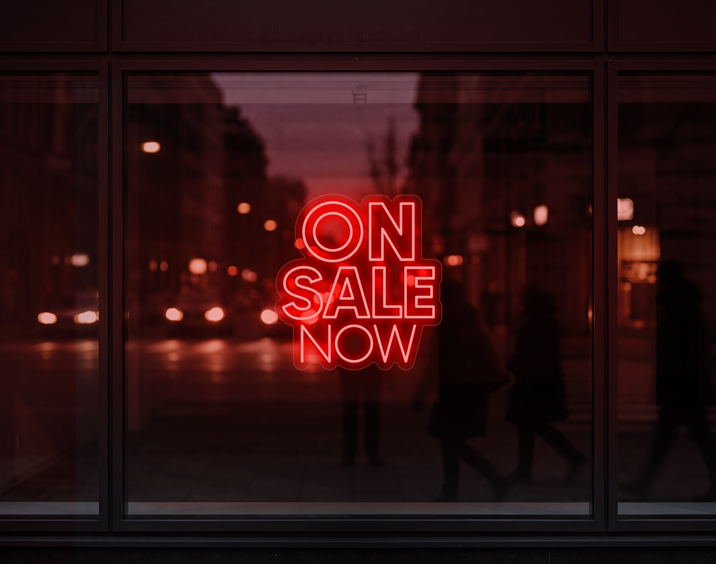 On Sale Now LED Neon Sign - Coral Orange