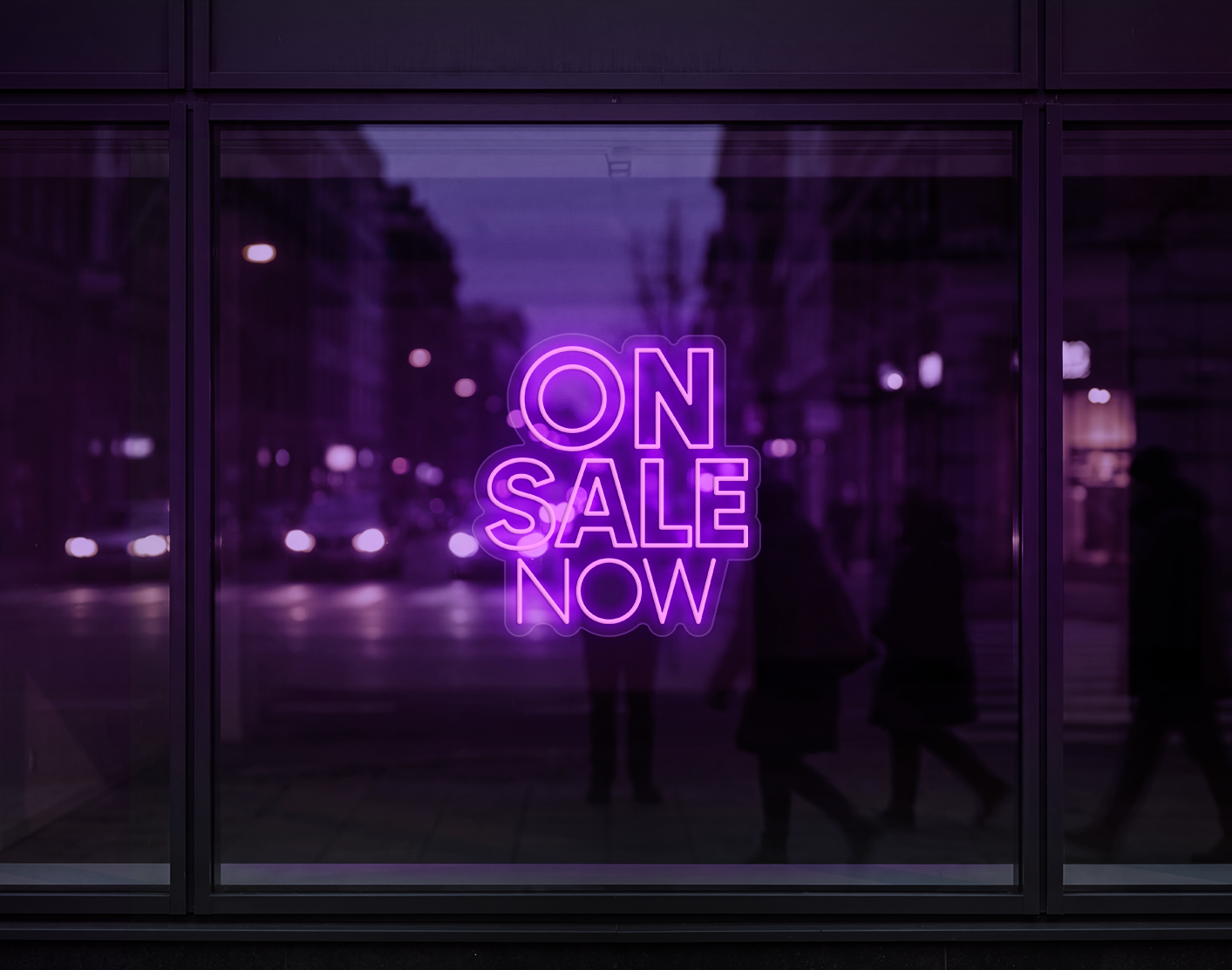 On Sale Now LED Neon Sign - Lilac Purple