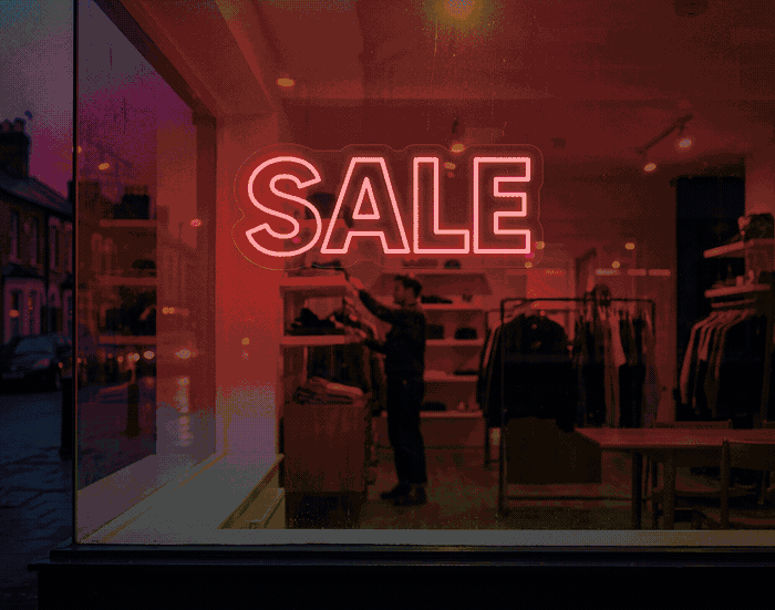 Sale LED Neon Sign - Full Colour Spectrum