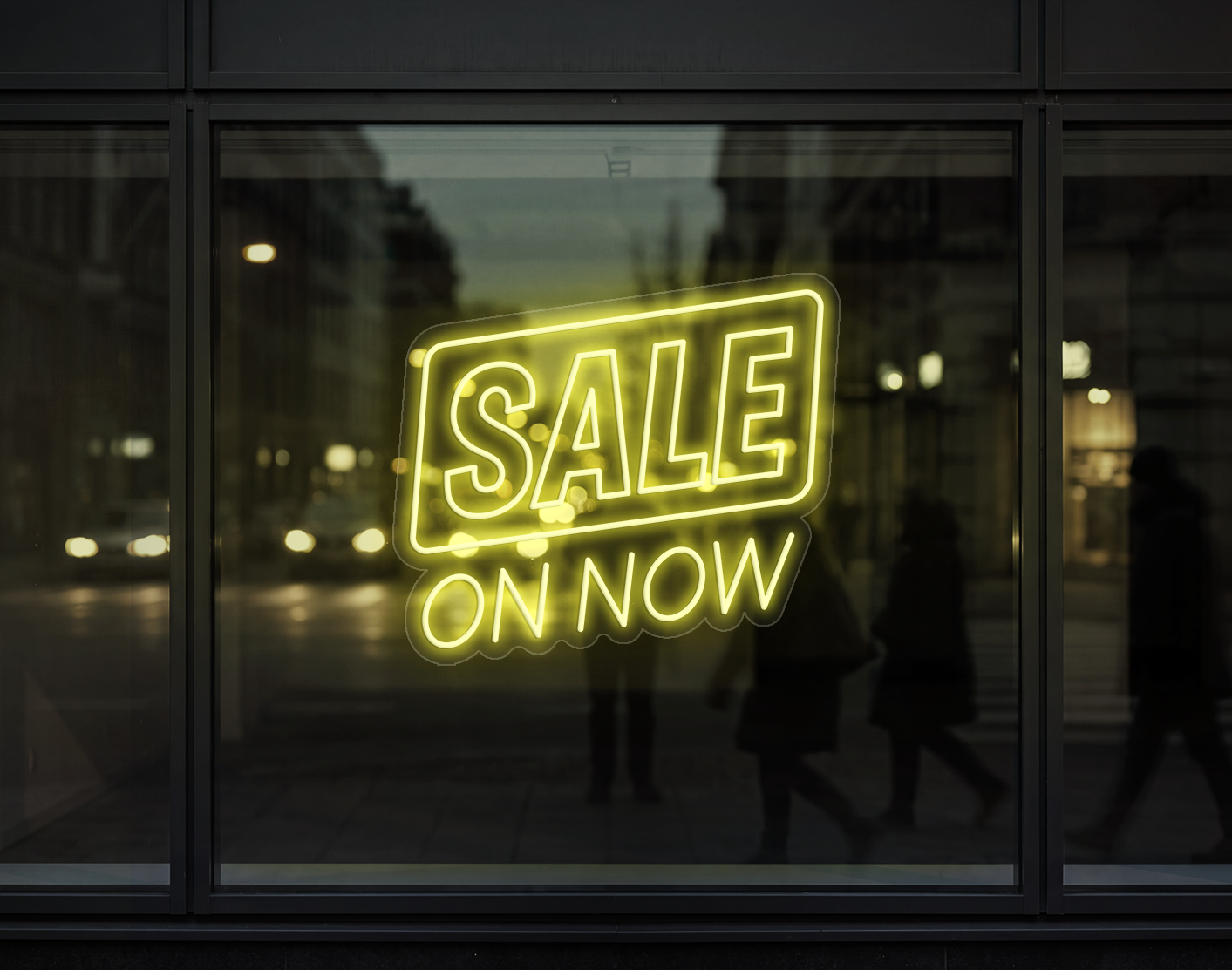 Sale On Now LED Neon Sign - Buttercup Yellow