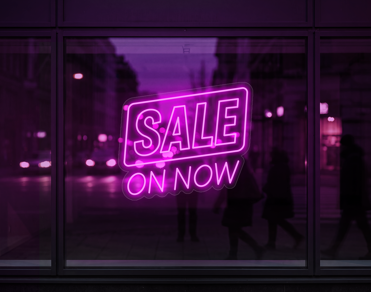 Sale On Now LED Neon Sign - Hot Pink