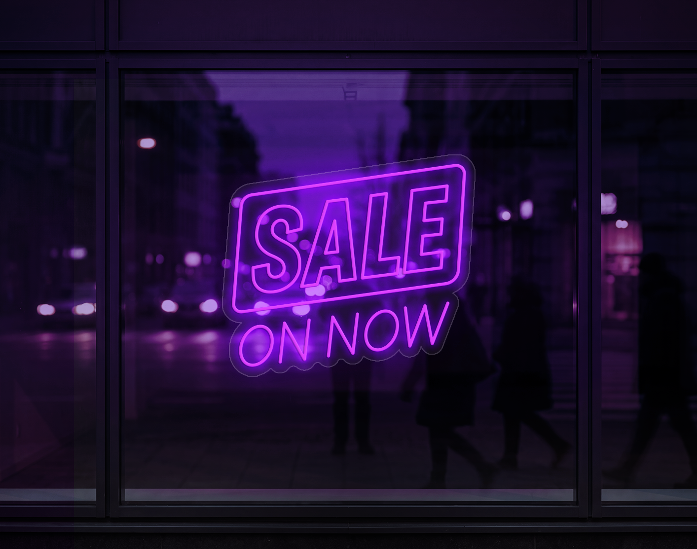 Sale On Now LED Neon Sign - Purple