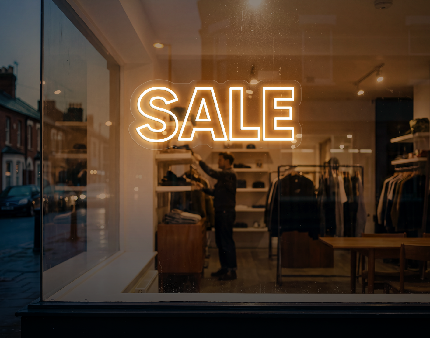 Sale LED Neon Sign - Warm White
