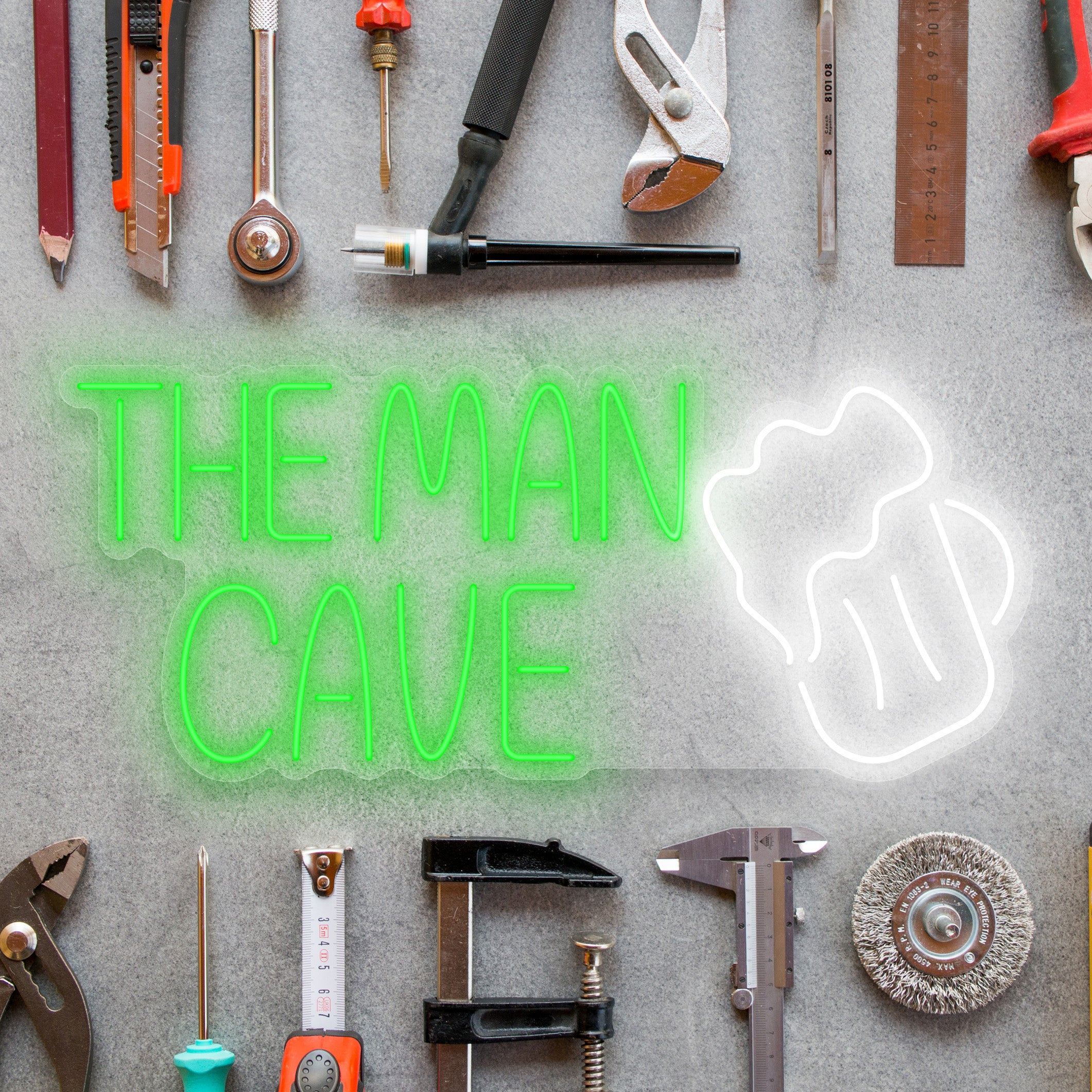 Neon Sign For Mancaves - Custom Indoor LED Signs High Quality Made To Order