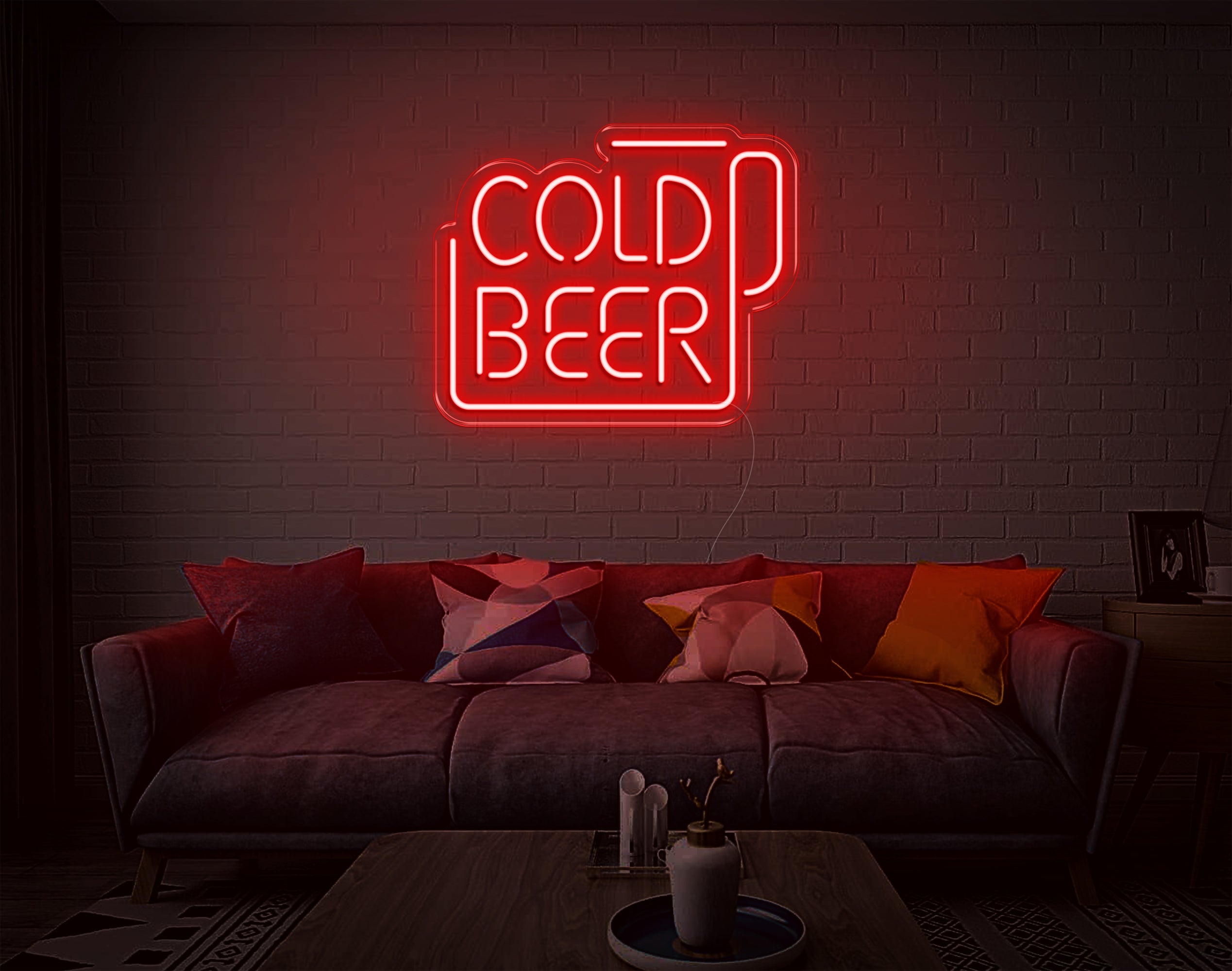 Cold Beer LED Neon Sign