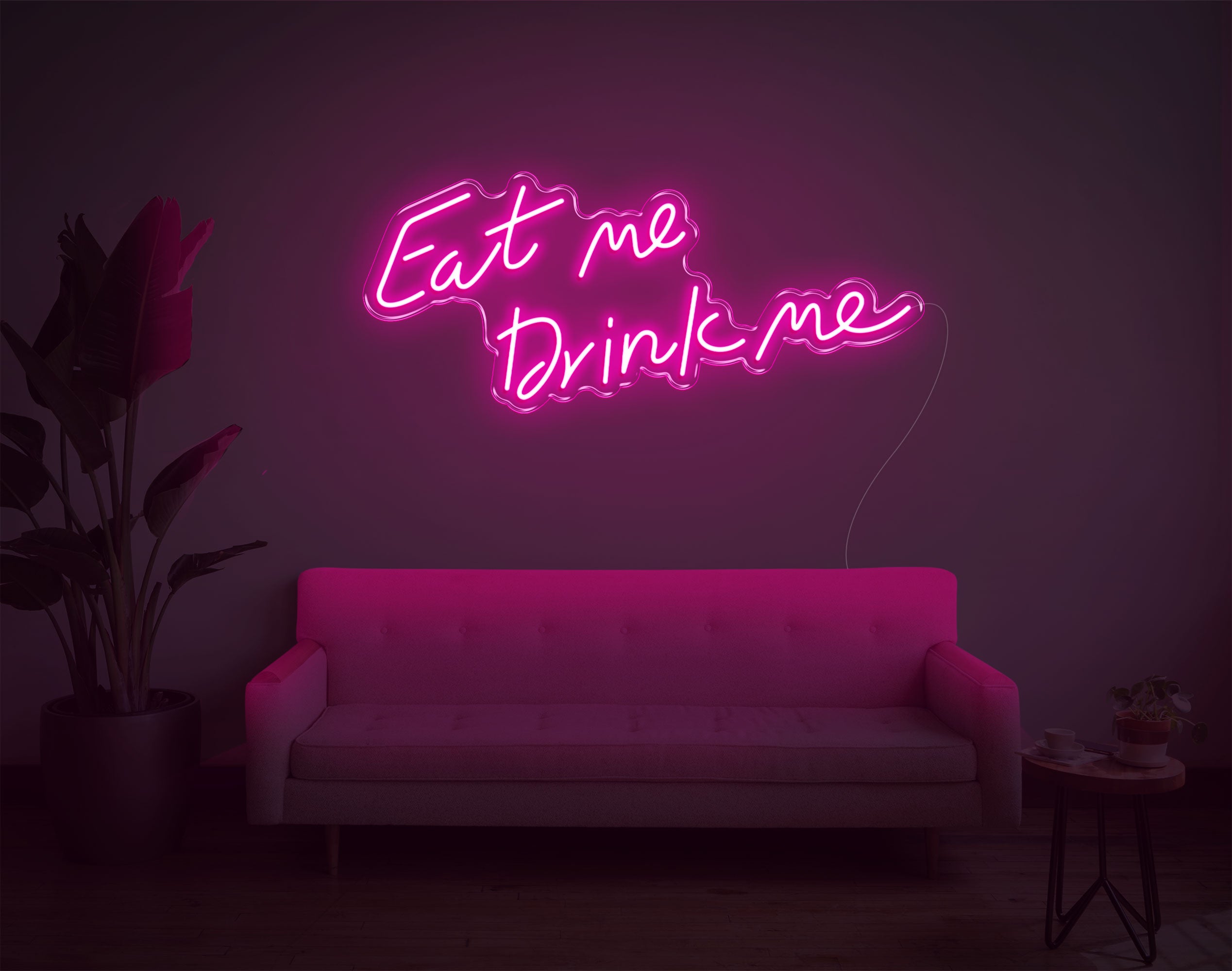 Eat Me Drink Me LED Neon Sign