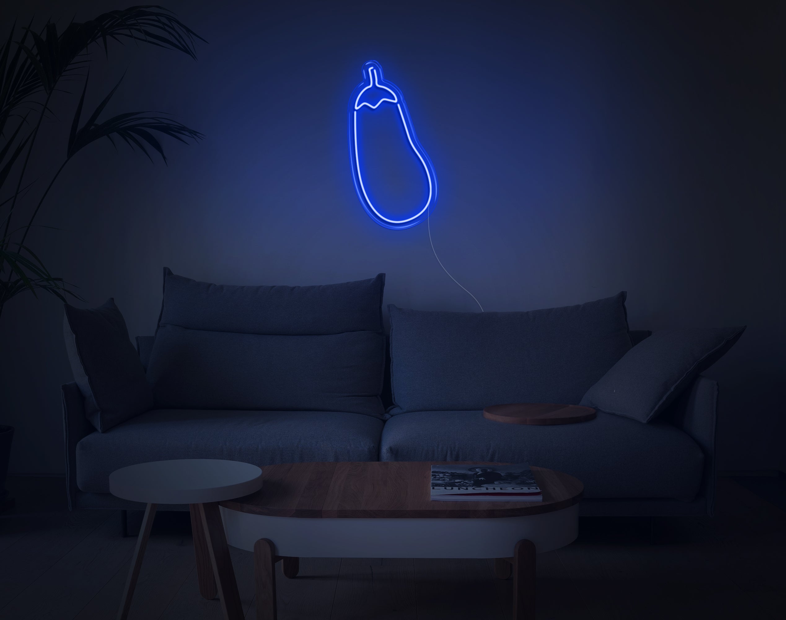 Eggplant LED Neon Sign