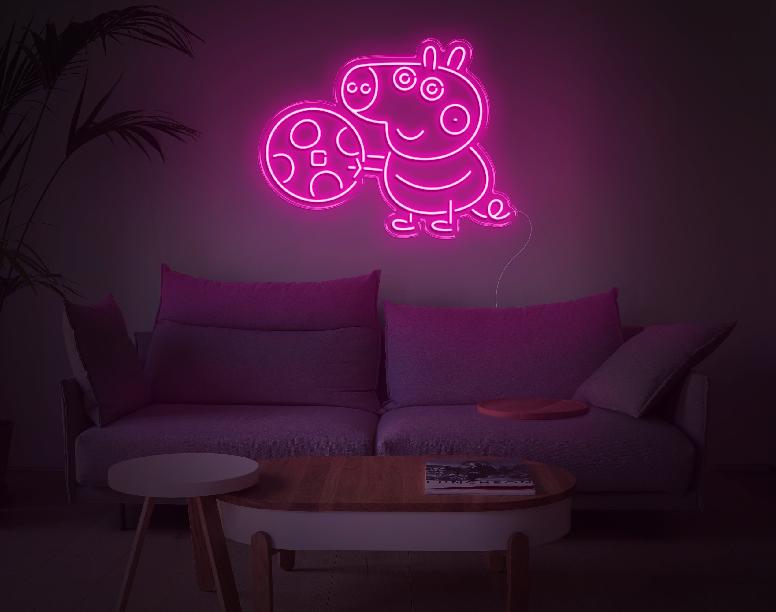 George Pig LED Neon Sign