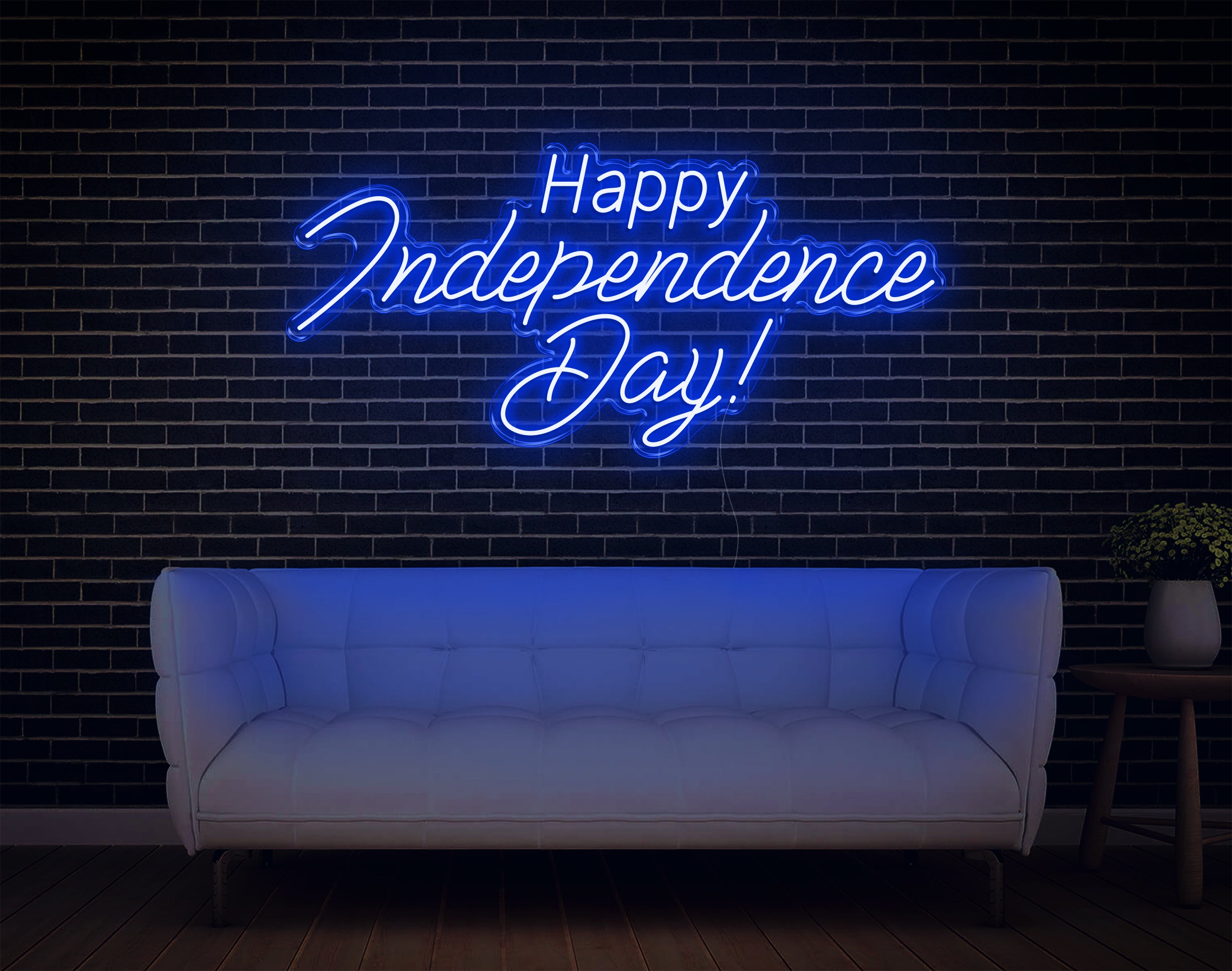 Happy Independence Day LED Neon Sign!