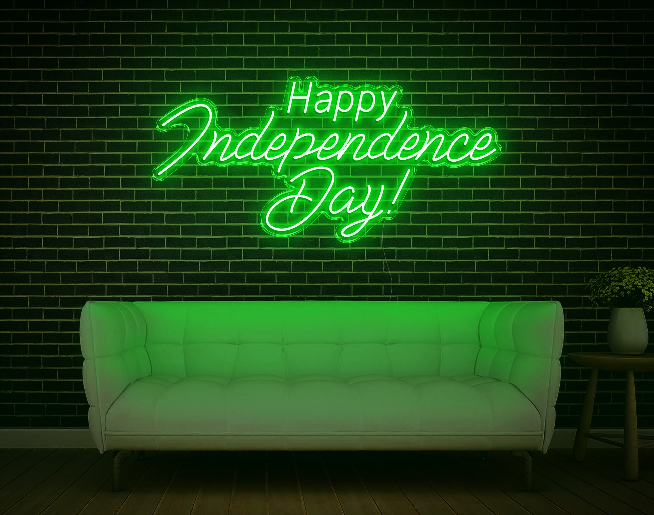 Happy Independence Day LED Neon Sign!