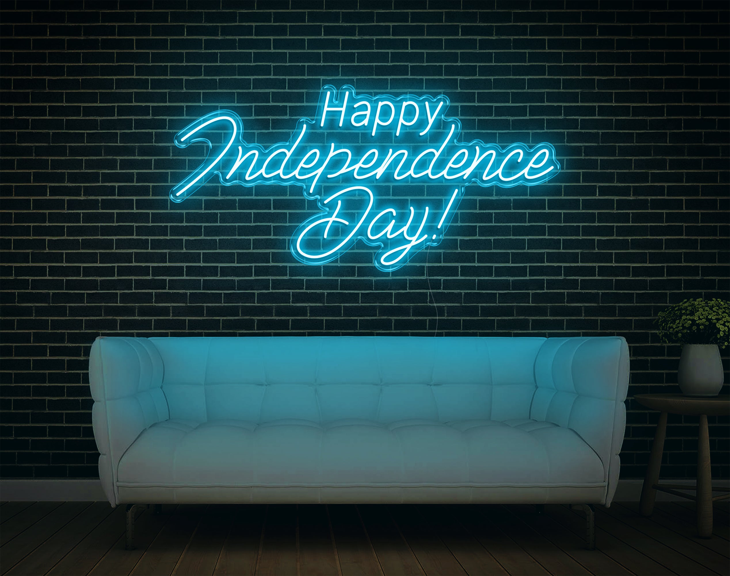 Happy Independence Day LED Neon Sign!