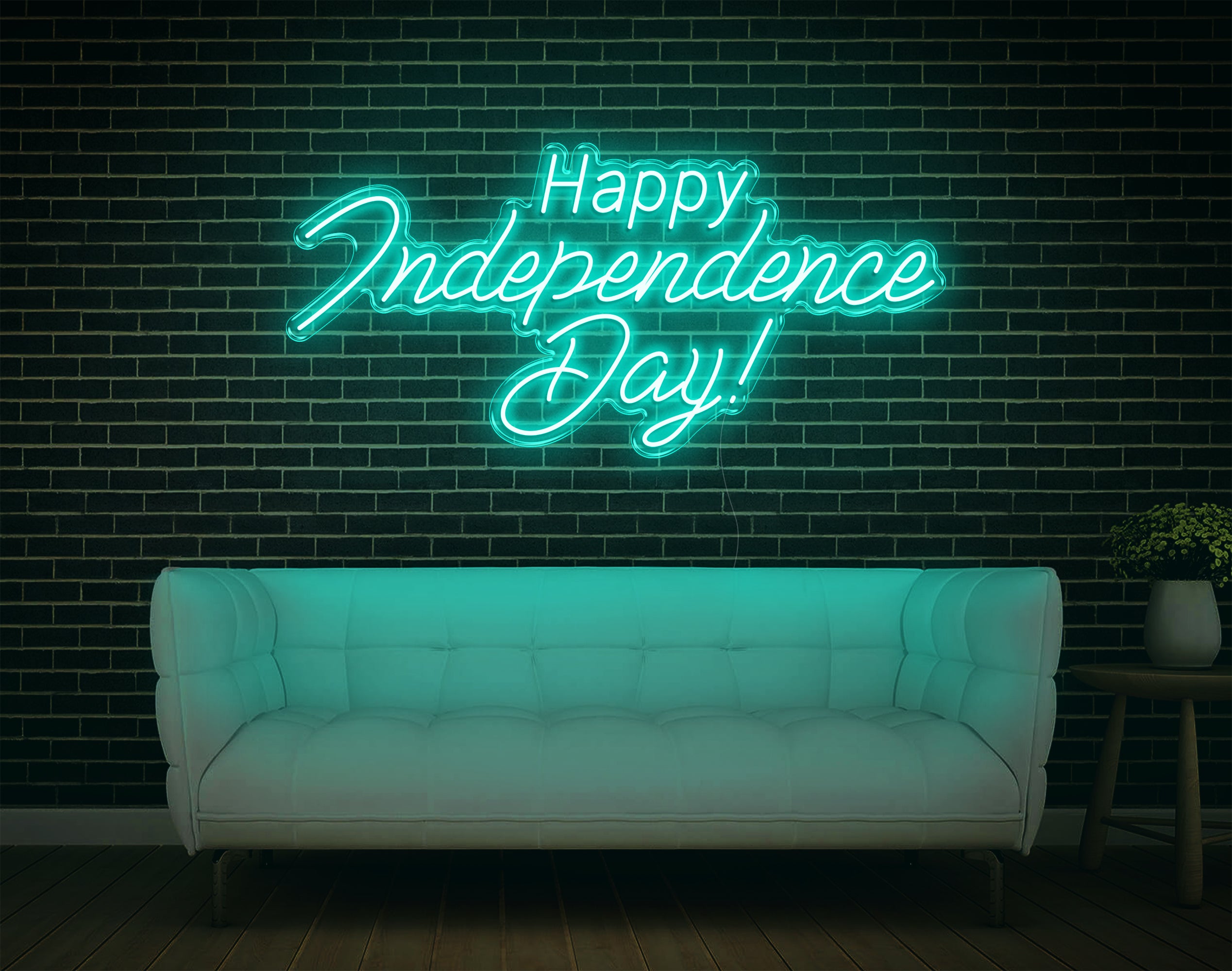 Happy Independence Day LED Neon Sign!