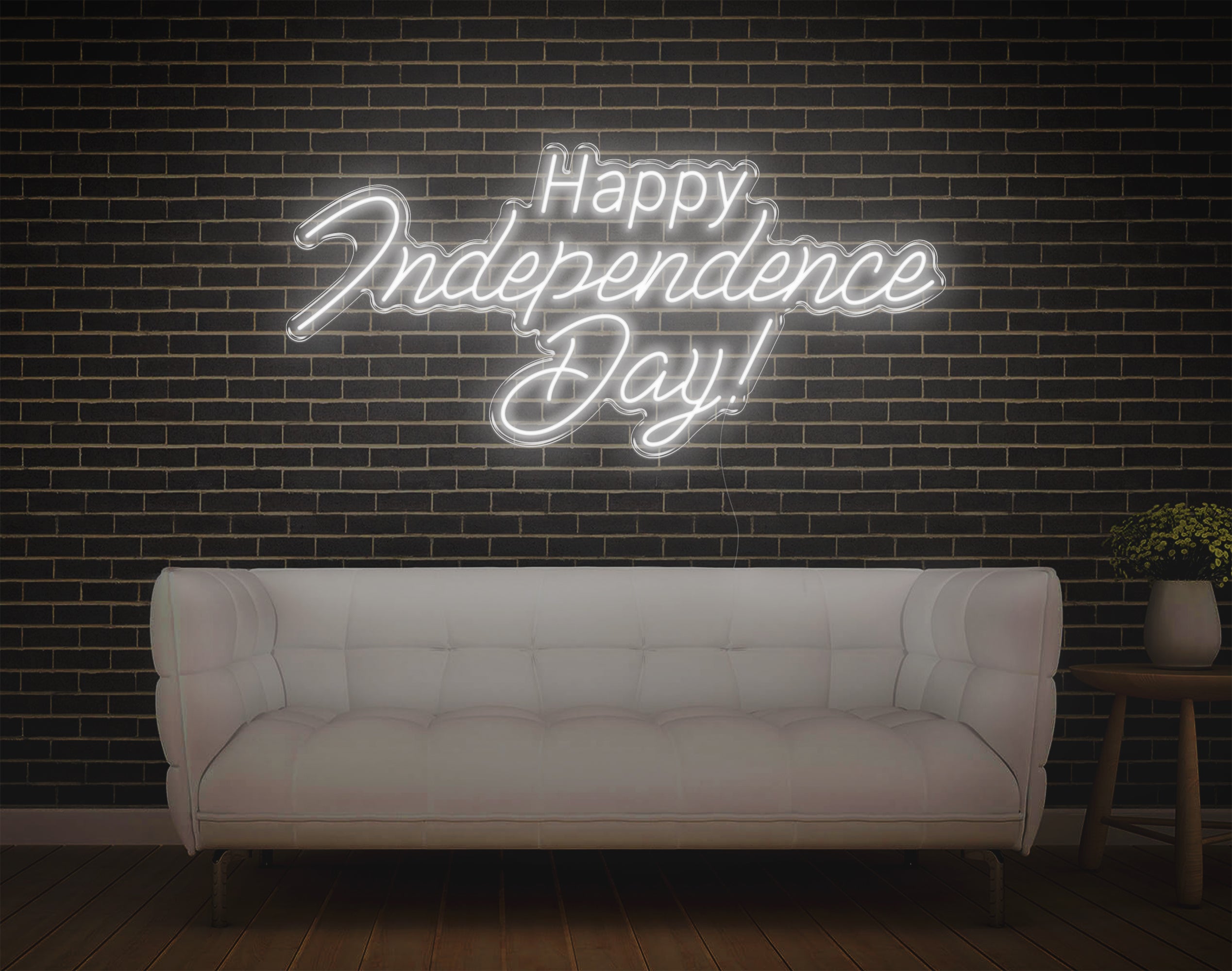 Happy Independence Day LED Neon Sign!