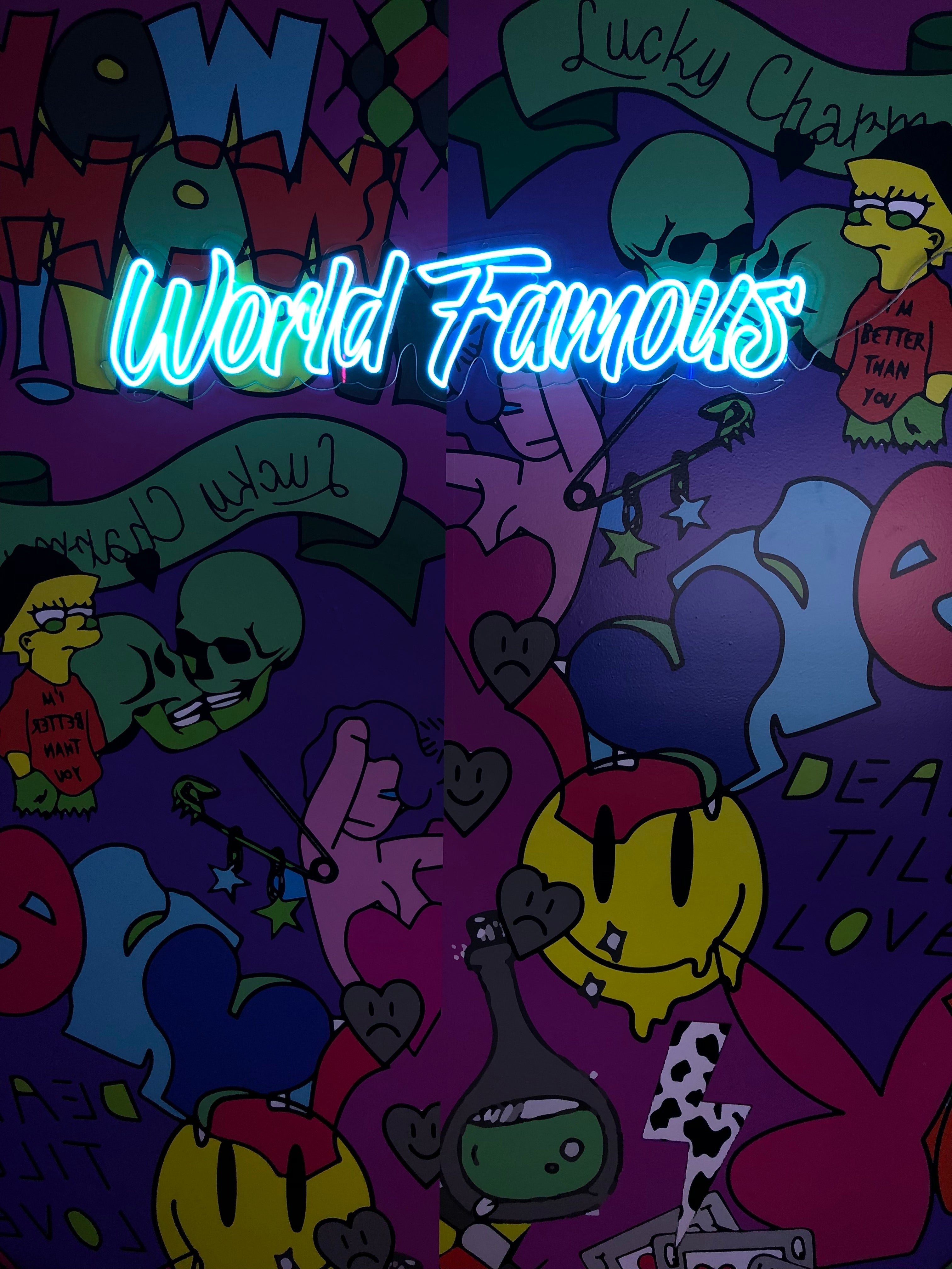 World Famous LED neon sign!