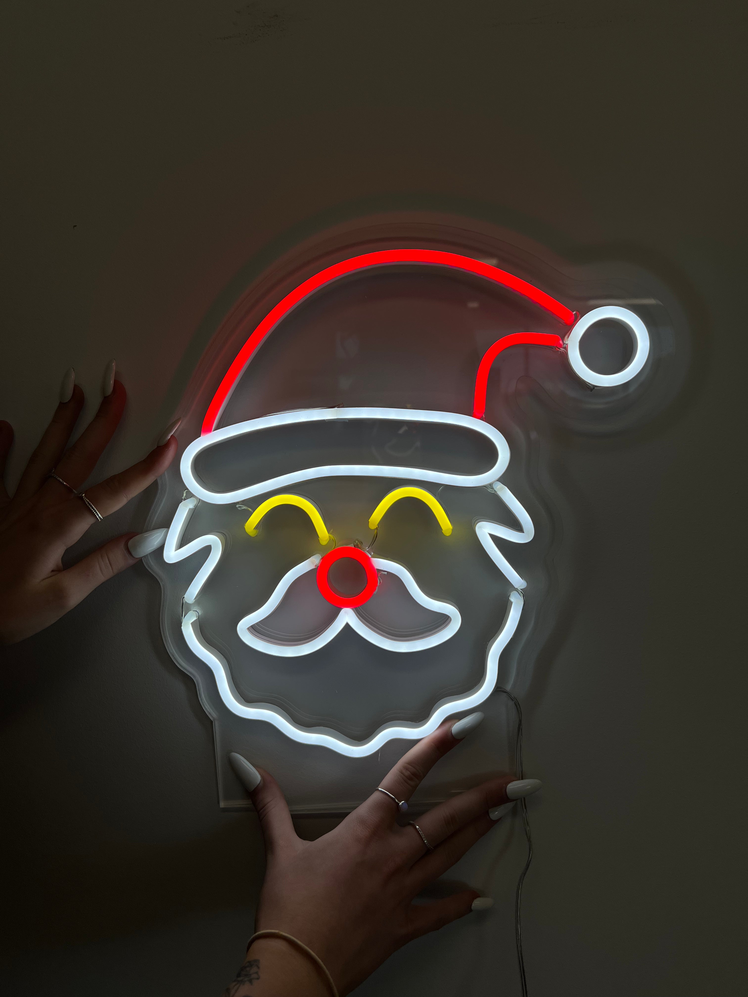 MINI Santa Face LED Neon!