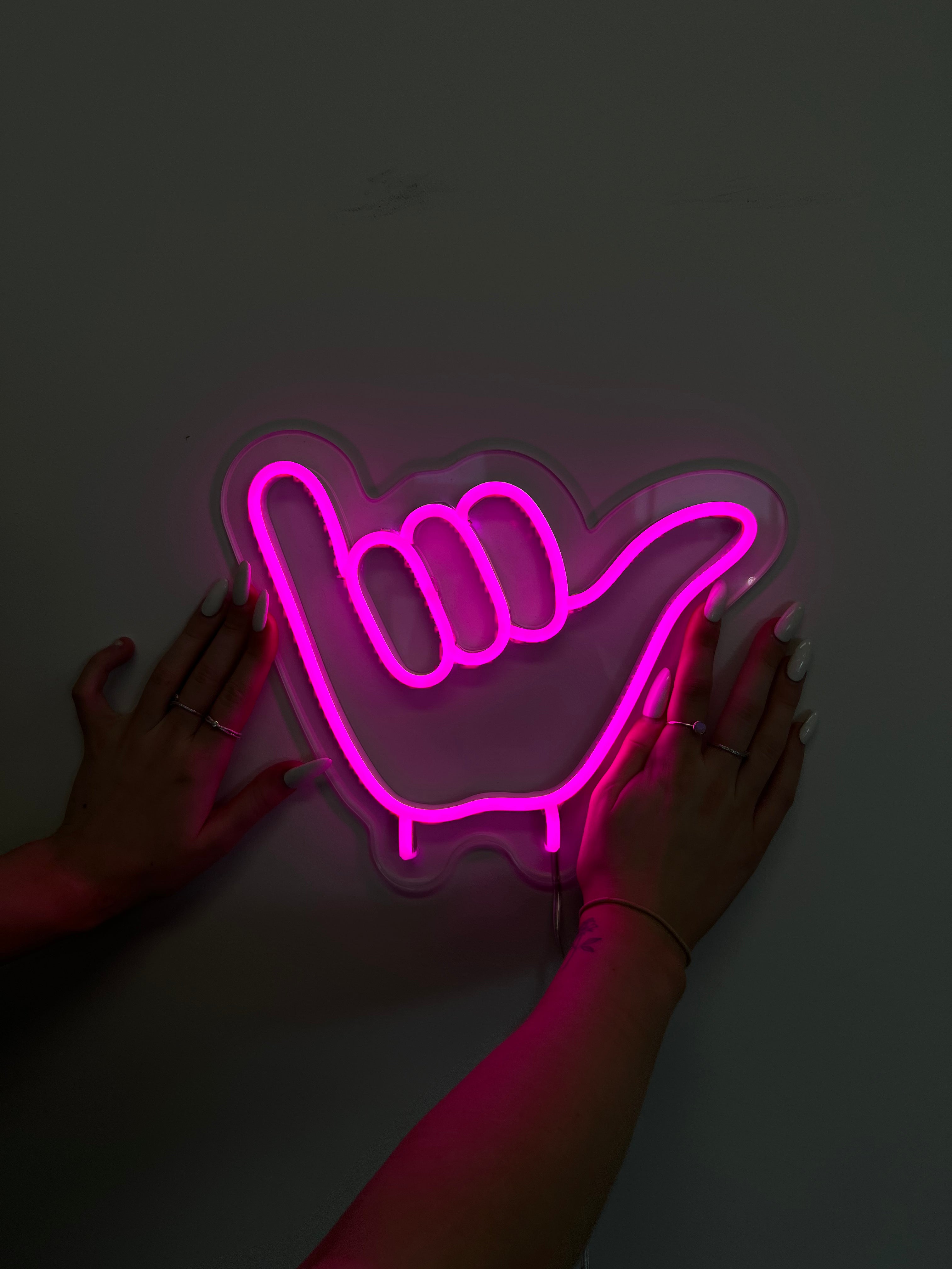 MINI Shakka Hand LED Neon Sign!