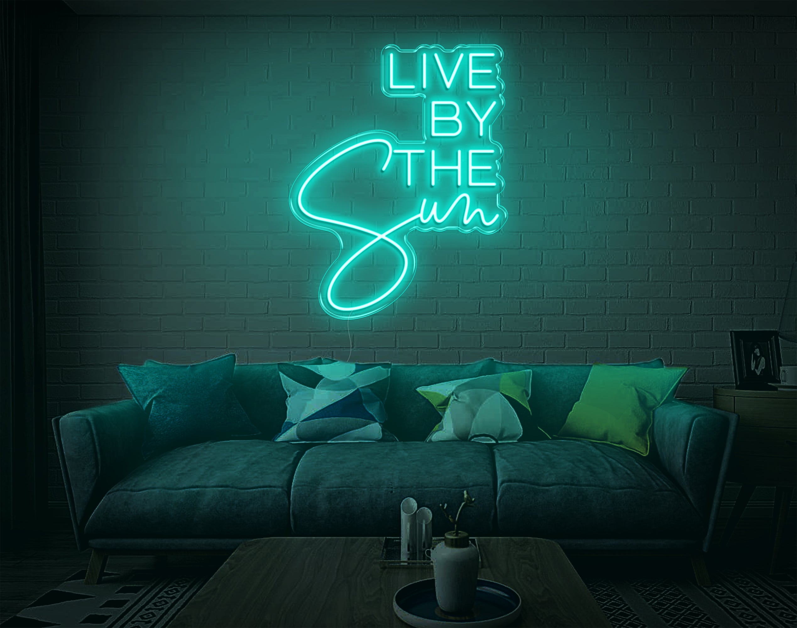Live By The Sun LED Neon Sign