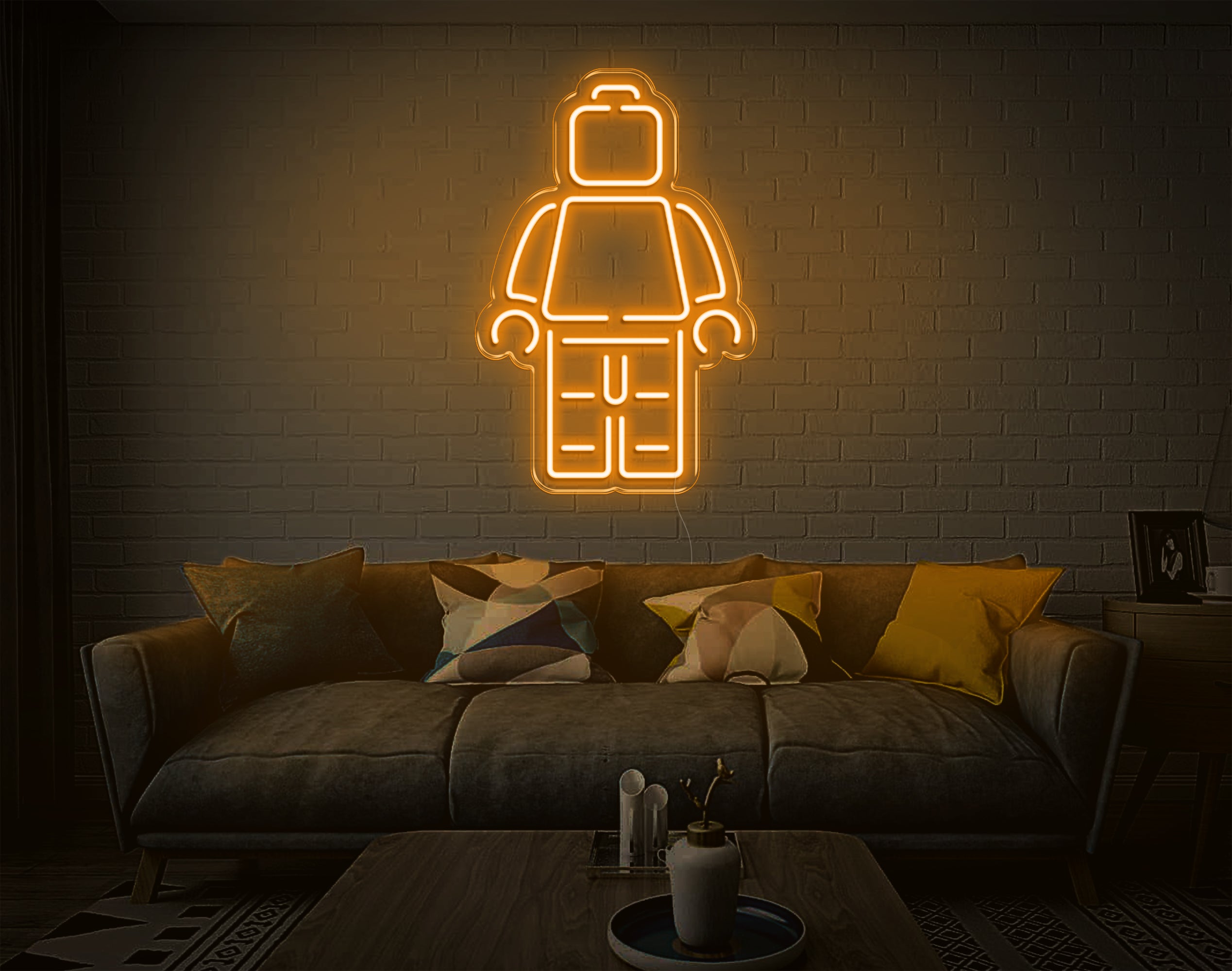 Robot V2 LED Neon Sign