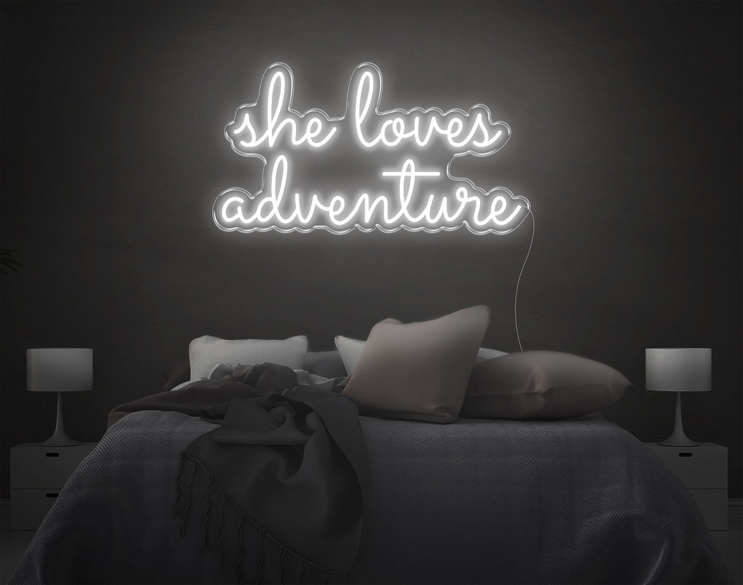 She Loves Adventure LED Neon Sign