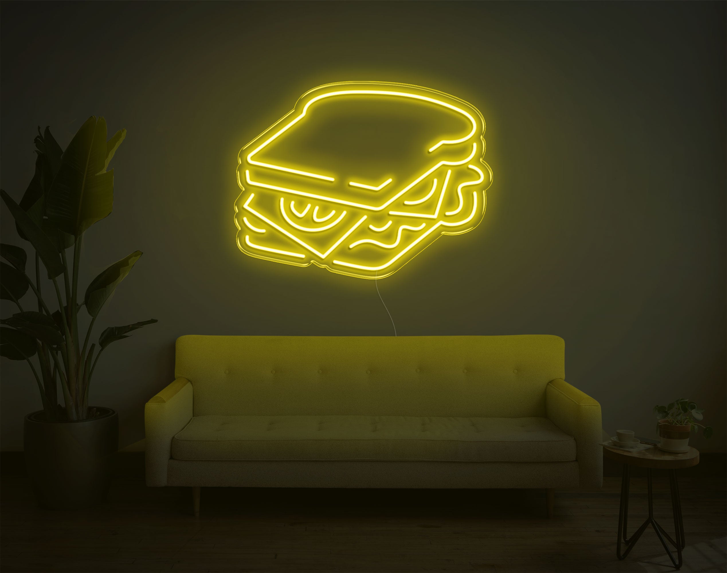 Vegetable Sandwich LED Neon Sign