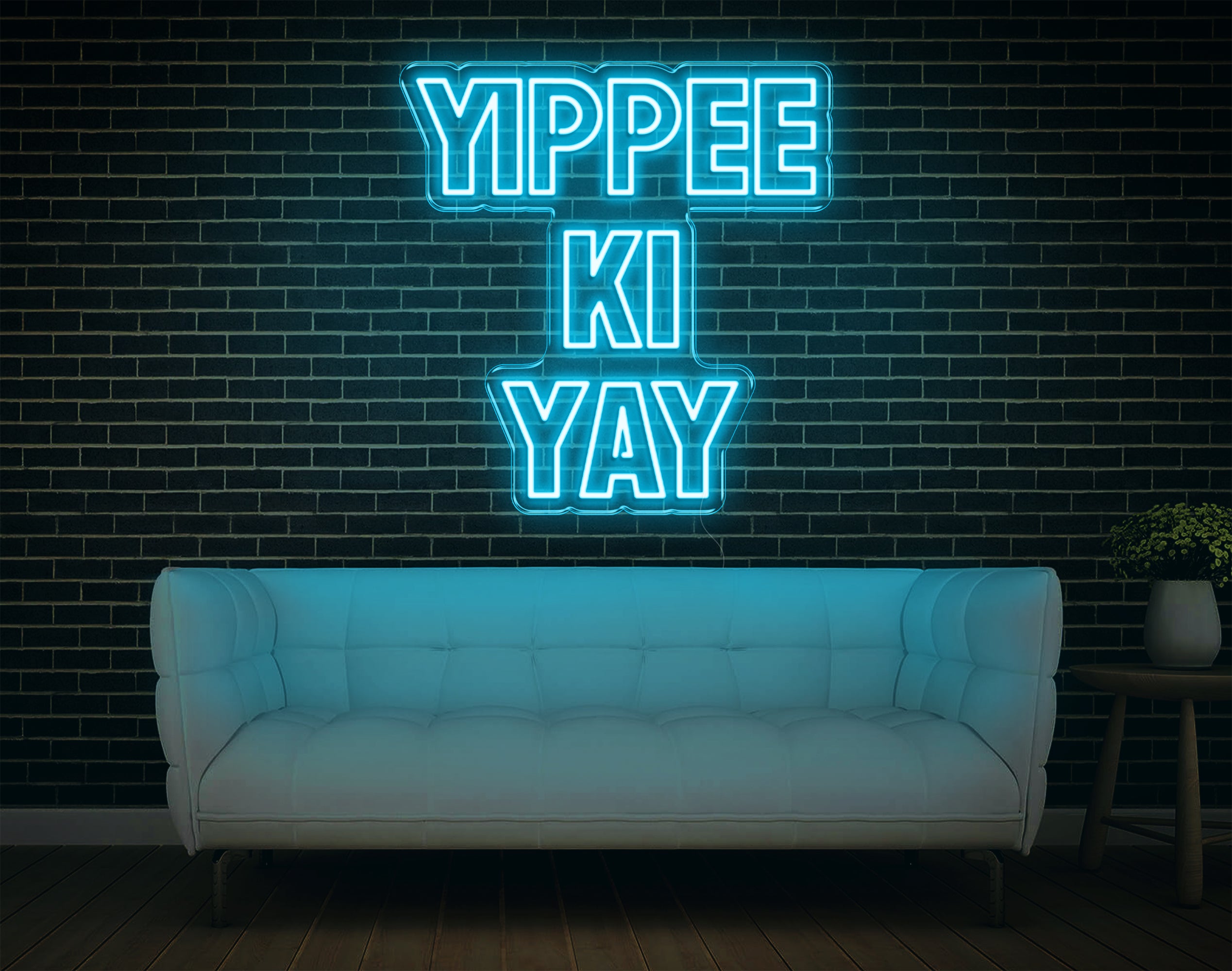 Yippee Ki Yay LED Neon Sign