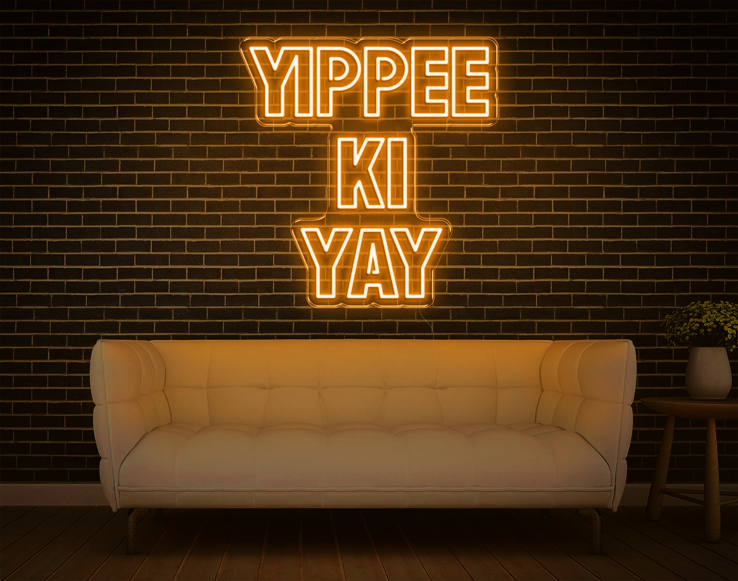 Yippee Ki Yay LED Neon Sign