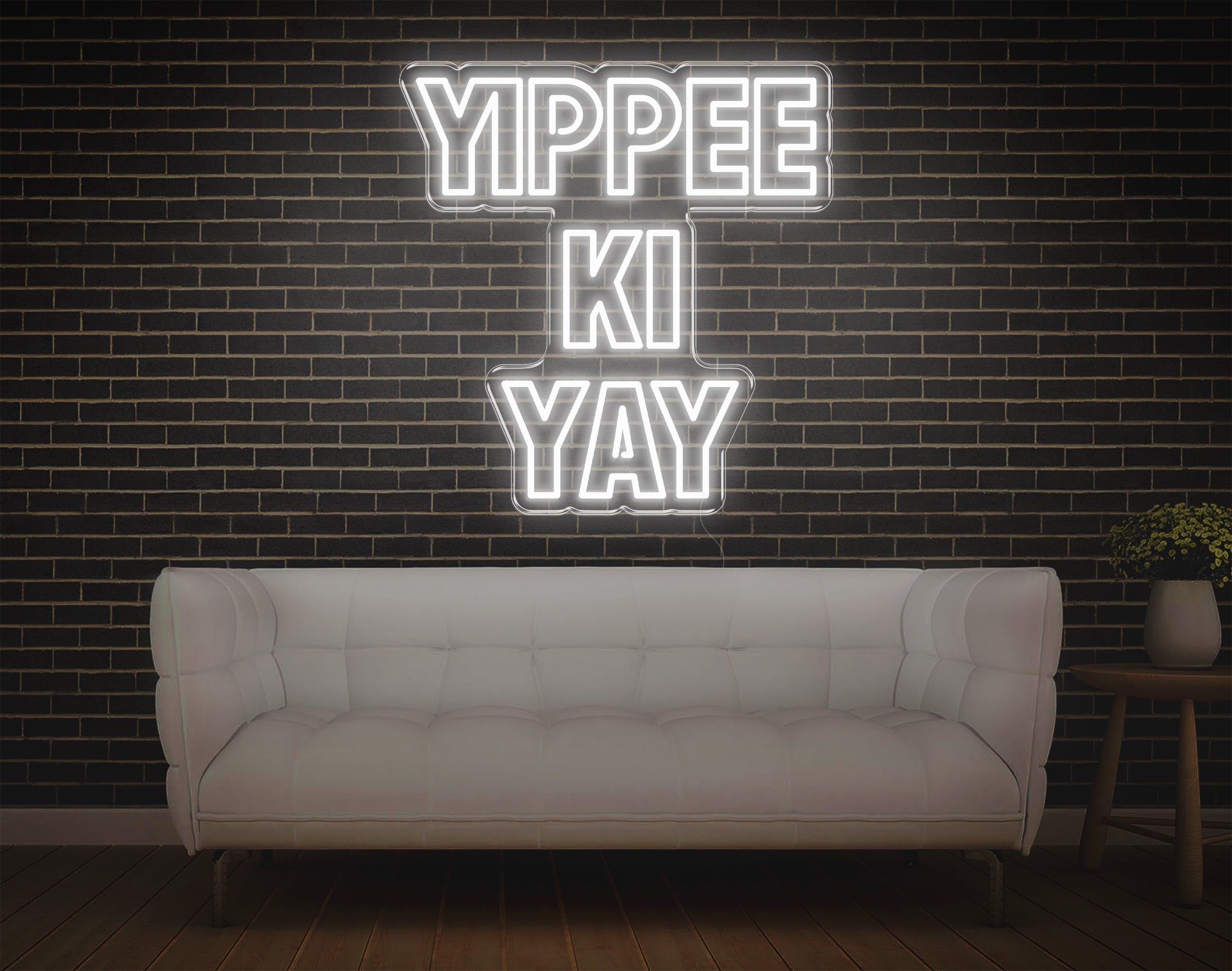 Yippee Ki Yay LED Neon Sign