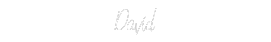 Custom Neon: David