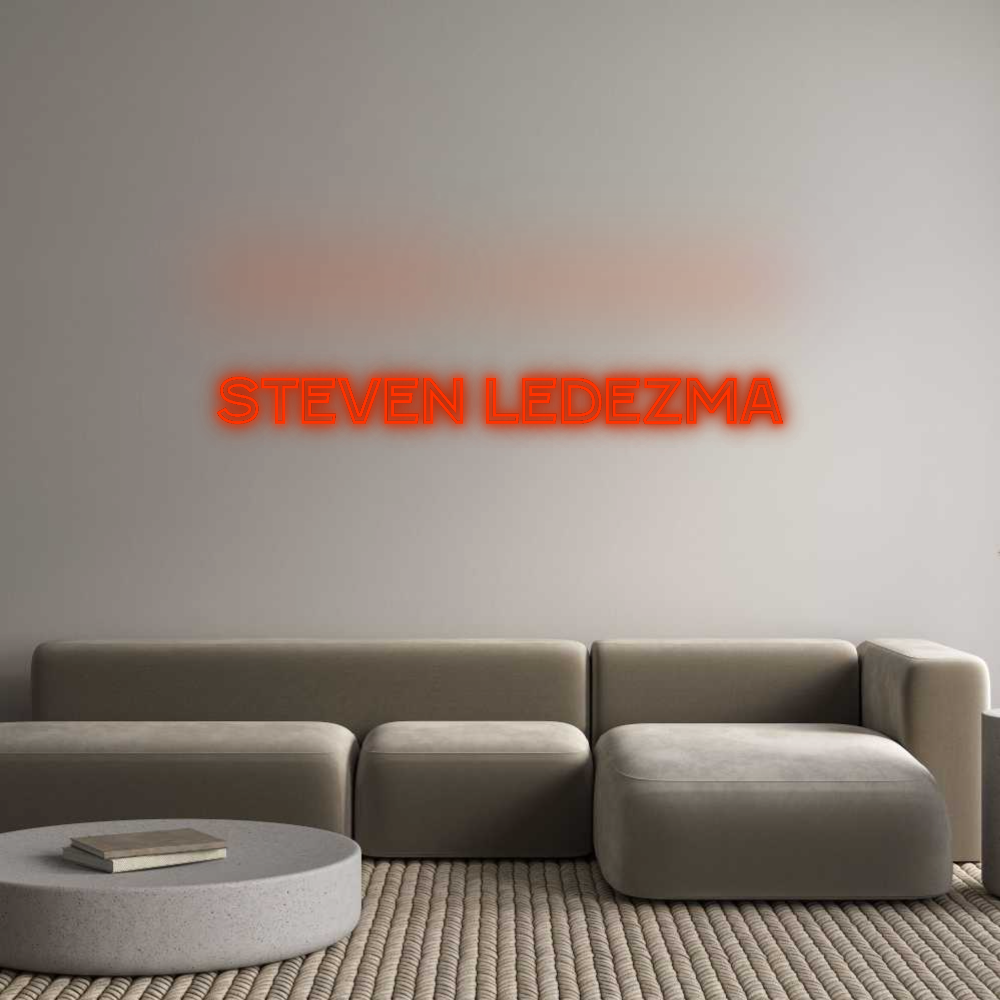 Custom Neon: Steven Ledezma
