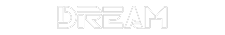 Custom Neon Text - Dream