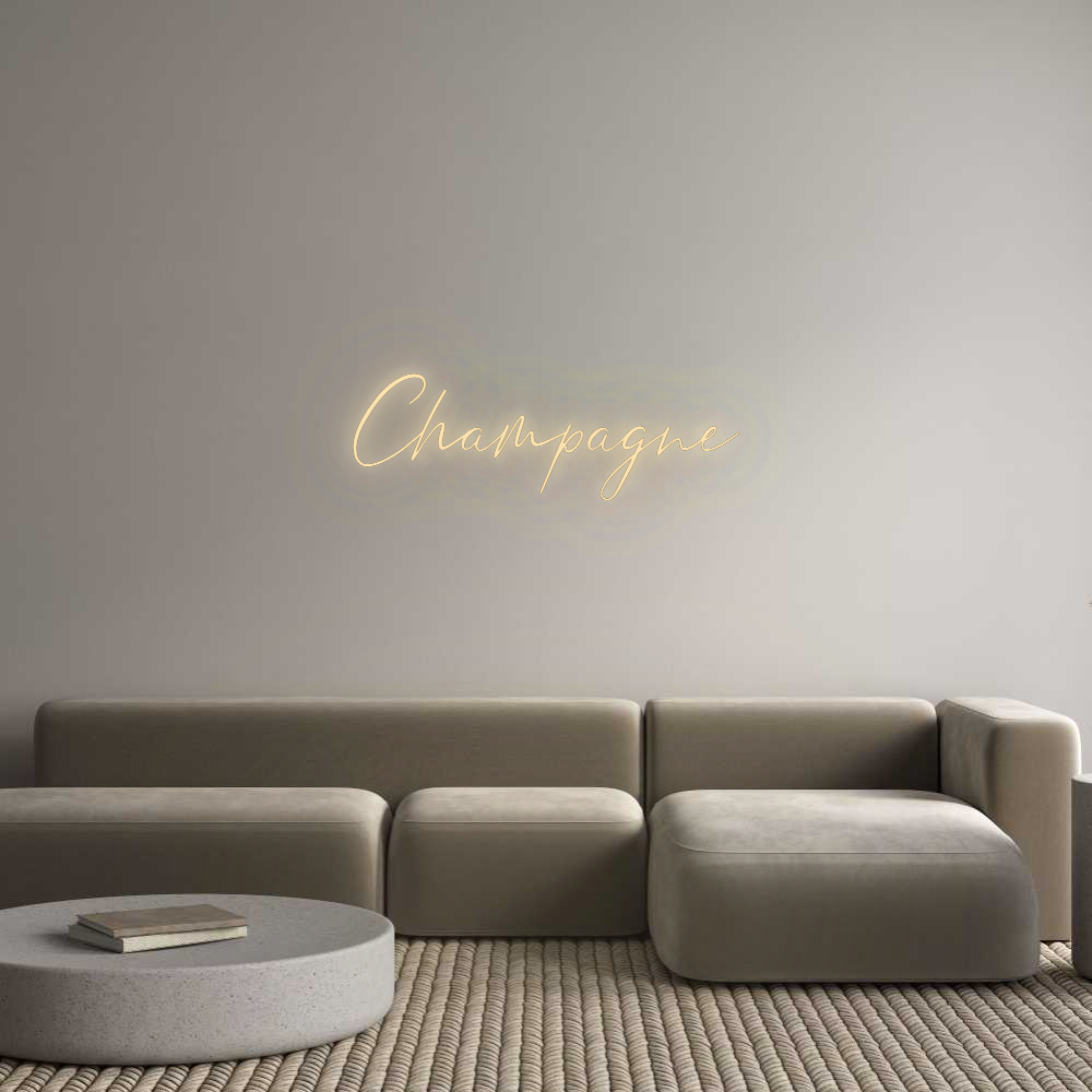 Custom Neon: Champagne