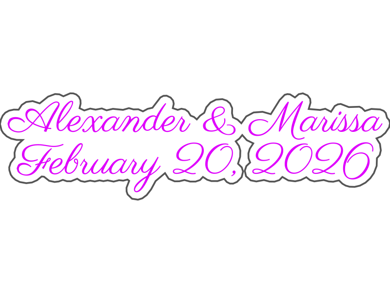 Custom Neon Sign - Order #1464