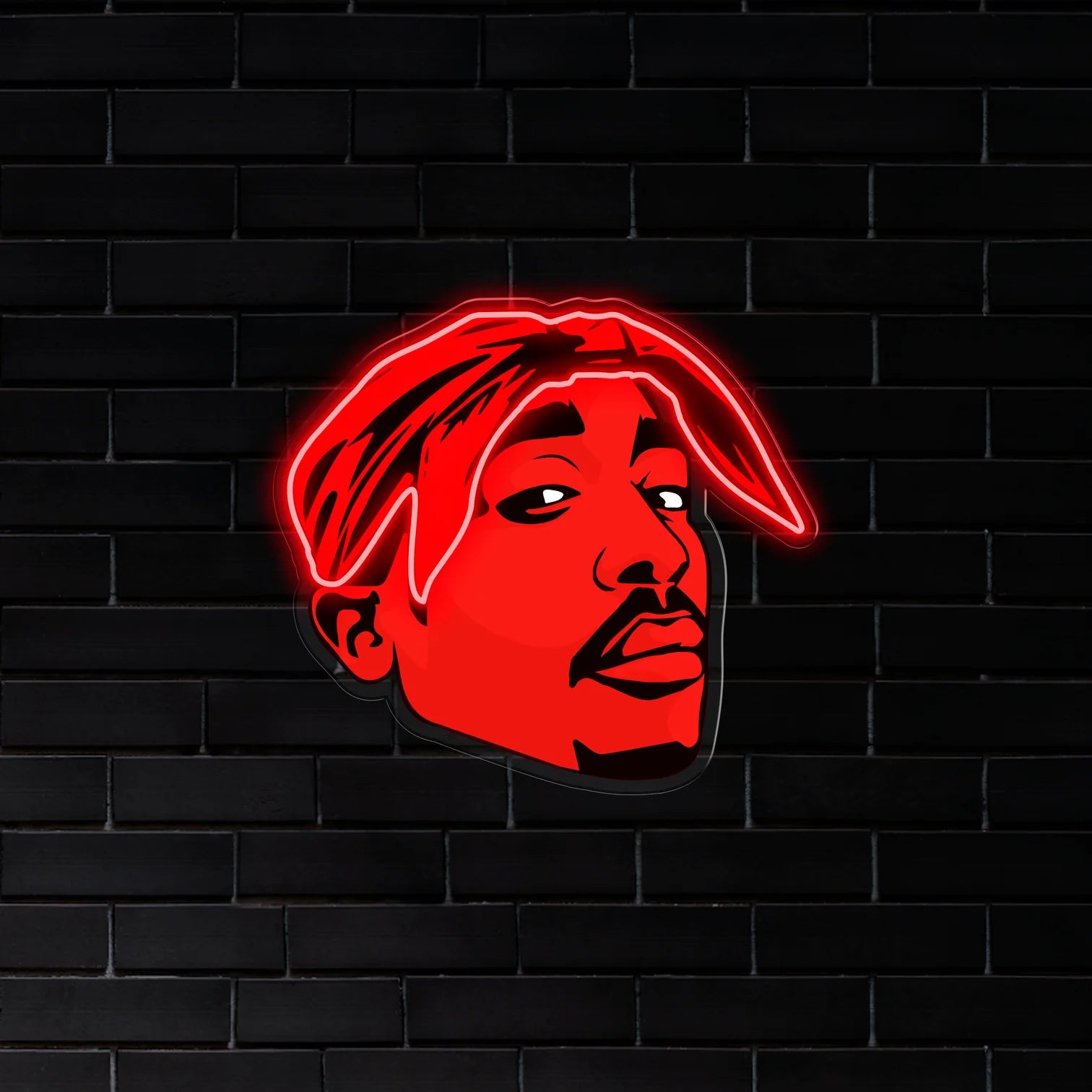 Pac it Red LED neon sign
