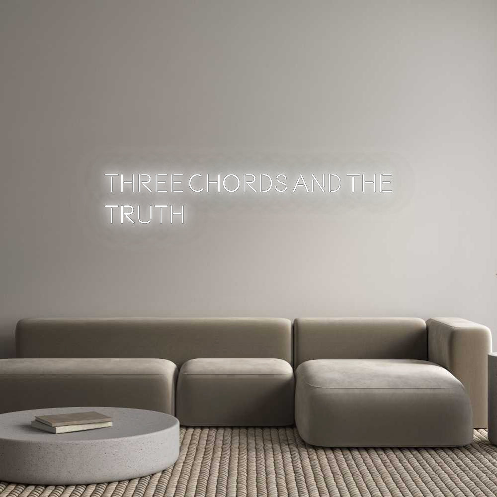 Custom Neon: Three Chords ...
