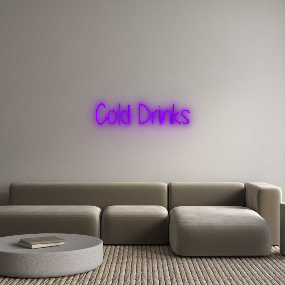 Custom Neon: Cold Drinks