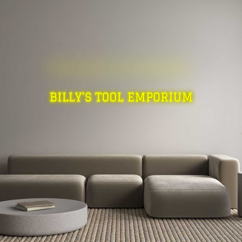 Custom Neon: BILLY'S TOOL ...