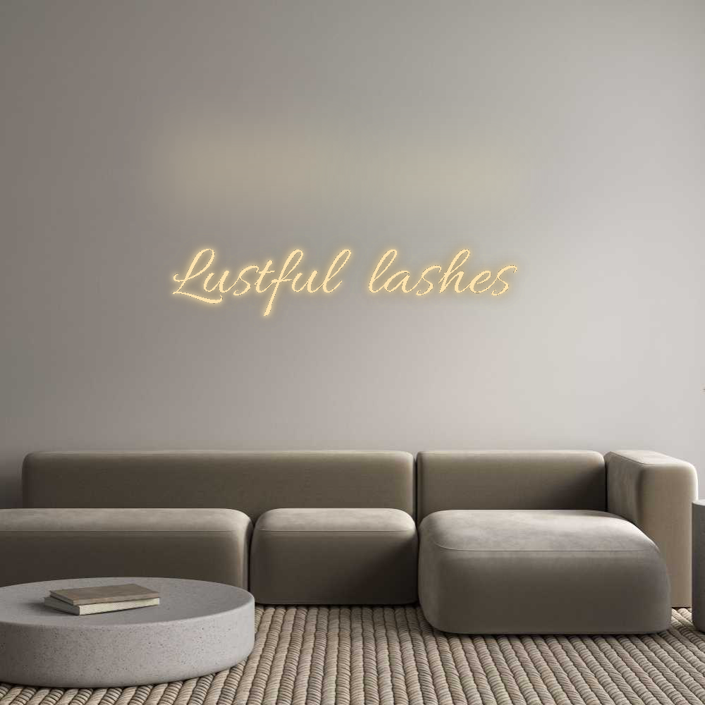 Custom Neon: Lustful lashes